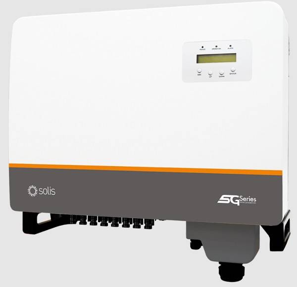 Hibridinis inverteris Solis 8 kW trifazis, 2 MPPT žiedai, 97,7% efektyvumas