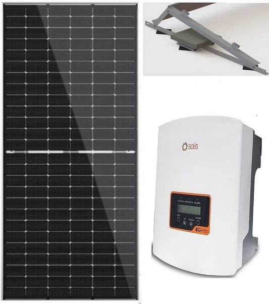 6kW Saulės elektrinės komplektas (be montavimo darbų), plokščiam stogui